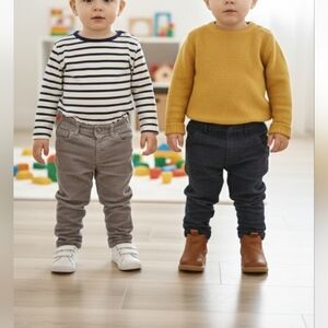 ♡ Bundle♡ Zara Kids Corduroy Pants - Tan and Black